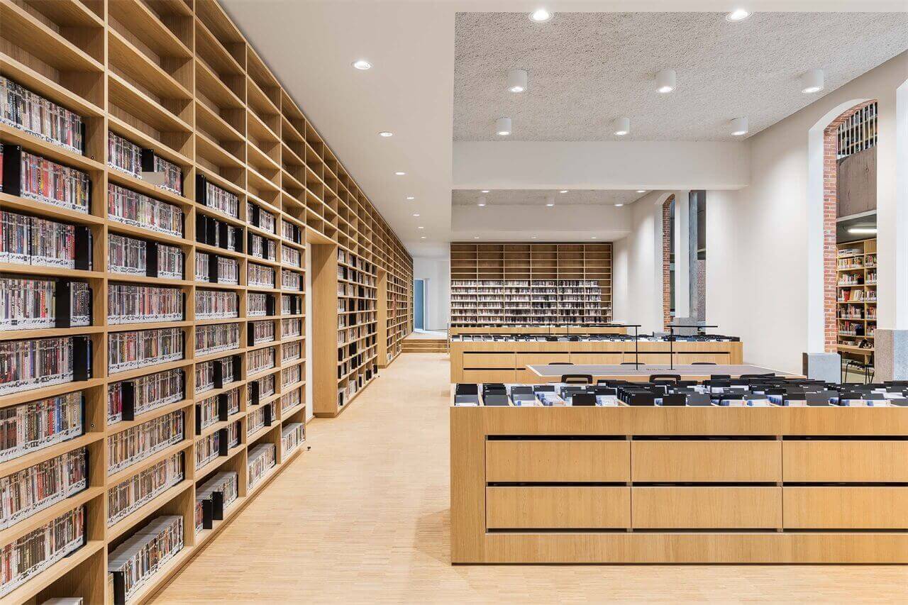 阿尔斯特表演艺术学院和图书馆，公共空间设计，建筑改造，比利时设计，卡恩建筑（KAAN Architecten）
